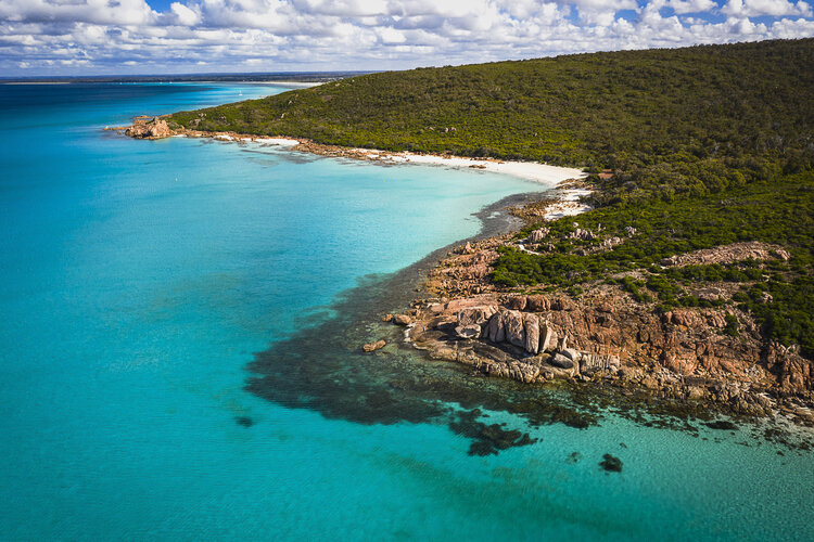 Copper Rocks from above, Dunsborough.