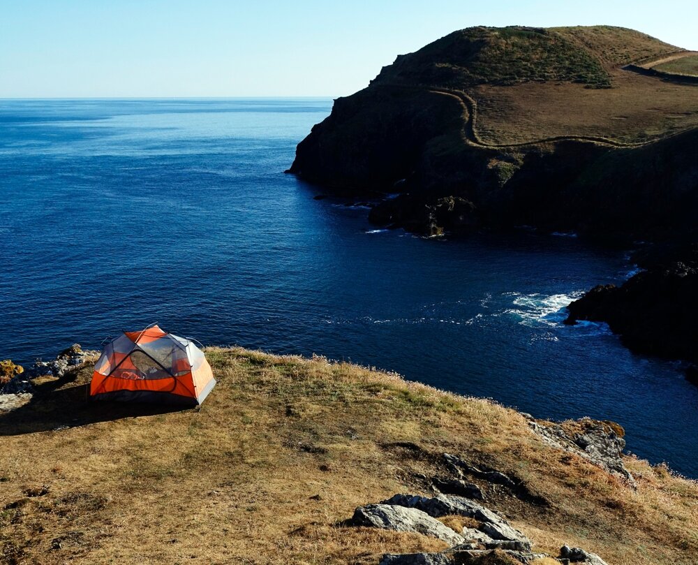 Best wild camping spot in Southwest England? A room with a view somewhere near Port Isaac.