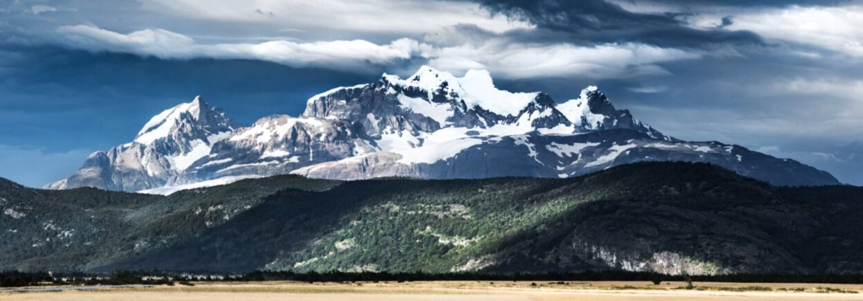 Lenticular clouds envelope Cerro Balmaceda in Chilean Patagonia as another storm rolls in.
