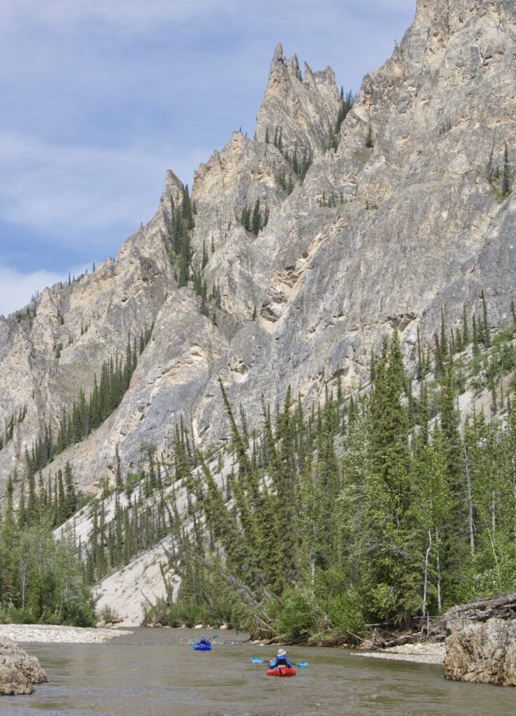 Oli and Ueli beneath Pinnacle Mountain.