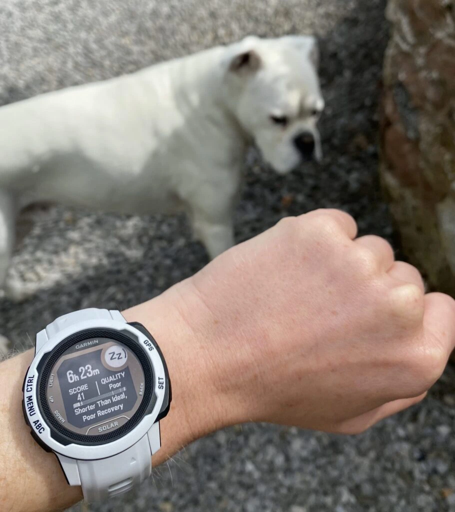 Garmin instinct screen size top